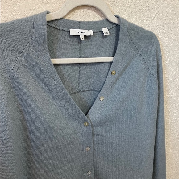 Vince Cardigan Shell Button Cashmere - Picture 2 of 7